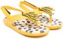 Mini Melissa banana-patch slingback sandals Yellow - Thumbnail 1