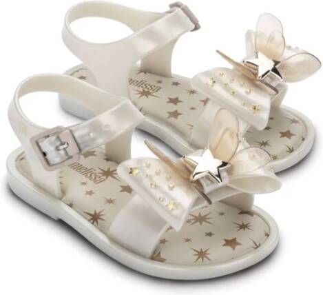 Mini Melissa bow-detail sandals White