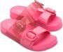 Mini Melissa buckle-fastening slides Pink - Thumbnail 1