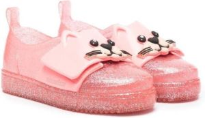 Mini Melissa cat-strap jelly shoes Pink