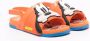 Mini Melissa embossed-Goofy sandals Orange - Thumbnail 1