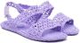 Mini Melissa embroidered sling-back sandals Purple - Thumbnail 1