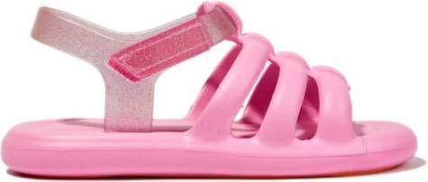 Mini Melissa Freesher glitter-detail sandals Pink