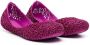 Mini Melissa glitter-effect ballerina shoes Pink - Thumbnail 1