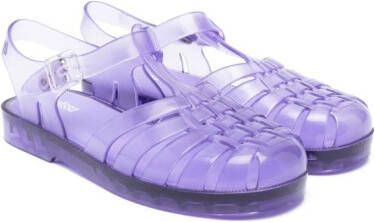 Mini Melissa Jelly Possession caged sandals Purple