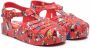 Mini Melissa Mickey and Friends-print sandals Red - Thumbnail 1