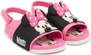 Mini Melissa Mickey Friends slide sandals Pink