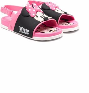 Mini Melissa Mickey Friends slide sandals Pink