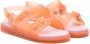 Mini Melissa open-toe buckled sandals Orange - Thumbnail 1