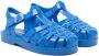 Mini Melissa round-toe buckled jelly shoes Blue - Thumbnail 1