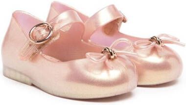 Mini Melissa Sweet Love ballerina shoes Pink
