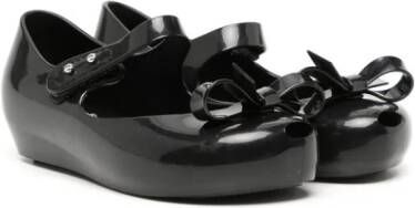 Mini Melissa Ultragirl Bow ballerina shoes Black