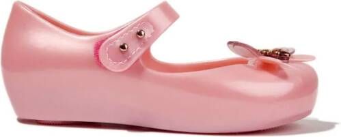 Mini Melissa Ultra Bugs appliqué-detail ballerina shoes Pink