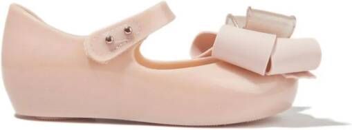 Mini Melissa Ultragirl Sweet bow-detail ballerina shoes Pink