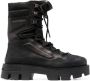 MISBHV chunky-sole lace-up boots Black - Thumbnail 1