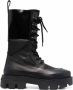 MISBHV lace-up leather boots Black - Thumbnail 1
