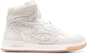MISBHV panelled-design hi-top sneakers White