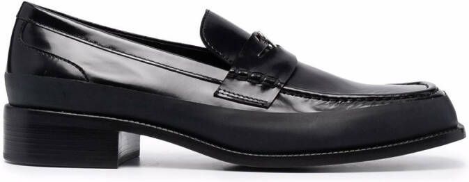 MISBHV square-toe loafers Black