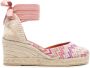 Missoni 70mm zigzag-woven espadrilles Neutrals - Thumbnail 1