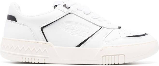 Missoni embossed-logo low-top sneakers White