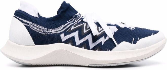 Missoni embroidered low-top sneakers Blue
