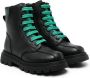 Missoni Kids lace-up leather boots Black - Thumbnail 1
