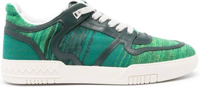 Missoni panelled low-top sneakers Green