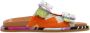 Missoni zigzag-knit buckled sandals Orange - Thumbnail 1