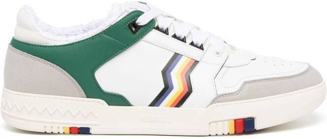 Missoni zigzag-print leather sneakers Multicolour