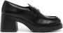 Miu 70mm leather penny loafers Black - Thumbnail 1