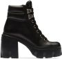 Miu block-heel ankle boots Black - Thumbnail 1