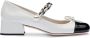 Miu contrasting toe bow pumps White - Thumbnail 1