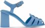 Miu EVA ankle strap 85mm sandals Blue - Thumbnail 1