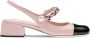 Miu leather slingback pumps Pink - Thumbnail 1