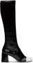 Miu patent-leather block heel boots Black - Thumbnail 1