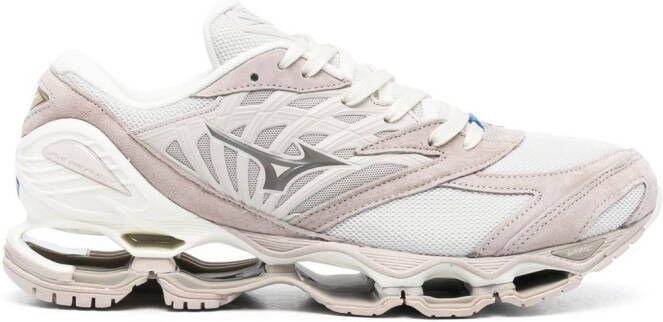 Mizuno multi-panel lace-up sneakers Neutrals