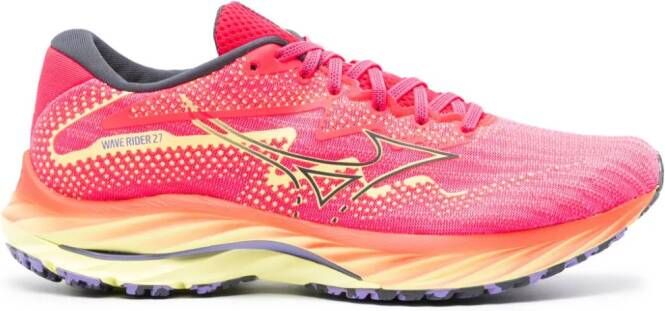 Mizuno Wave Rider 27 performance sneakers Pink