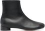 MM6 Maison Margiela 30mm leather ankle boots Black - Thumbnail 1