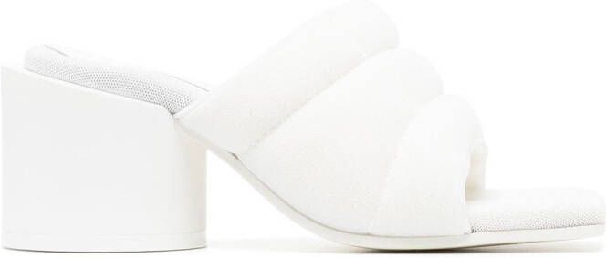 Maison Margiela 75mm Clinic heel slippers White