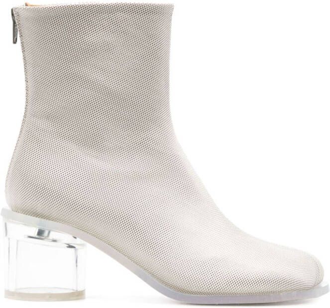 MM6 Maison Margiela Anatomic 60mm ankle boots Neutrals