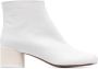 MM6 Maison Margiela Anatomic 45mm ankle boots White - Thumbnail 1