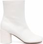 MM6 Maison Margiela Anatomic 70mm ankle boots White - Thumbnail 1
