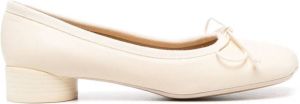 MM6 Maison Margiela anatomical ballerina shoes Neutrals