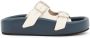 MM6 Maison Margiela padded leather sandals White - Thumbnail 1