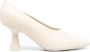 MM6 Maison Margiela calf-leather cone heels Neutrals - Thumbnail 1