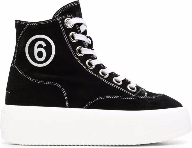 MM6 Maison Margiela 6 high-top sneakers Black