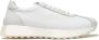 MM6 Maison Margiela Kids leather lace-up sneakers White - Thumbnail 1