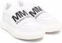 MM6 Maison Margiela Kids logo-print slip-on sneakers White - Thumbnail 1