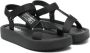 MM6 Maison Margiela Kids numbers-motif flatform sandals Black - Thumbnail 1