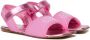MM6 Maison Margiela Kids Numbers-motif leather sandals Pink - Thumbnail 1